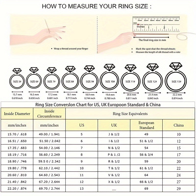 925 Silver Moissanite Moon Ring Women's Colourful Round Cut Vintage Elegant Birthday Gift Mother's Day Gift Wedding Engagement Anniversary Gift Best Gift for Girlfriend Daily Wear
